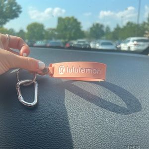 Lululemon Silicone Keychain